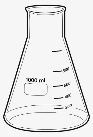 Beaker Drawing 500 Ml - Erlenmeyer Flask