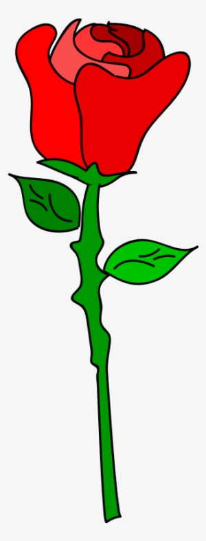Freehand Rose Clipart By Aungkarns - Cartoon Roses