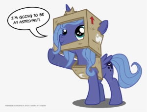 Fanmade Young Luna Astronaut - Mlp Princess Luna Cute