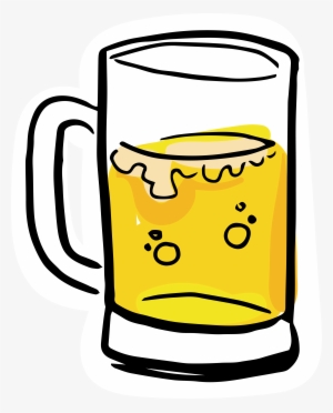 Png Transparent Library Glassware Drawing Clip Art - Beer Glass Drawing