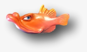 Orange Bubba Fish With Attitude - Fish With Attitude By Mike Quinn