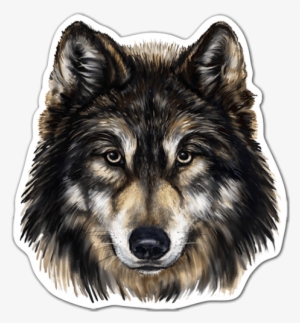 Car & Motorbike Stickers - Head Of A Wolf