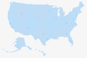 Usa-dottedmap - Map