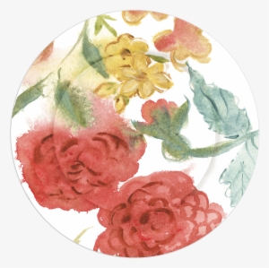 Ff1660 Watercolor Garden Snippet - Motif
