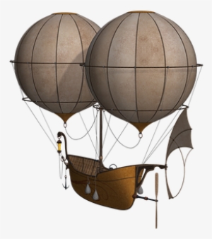 Hot Air Balloon Aircraft Balloon Airship F - Steampunk Hot Air Balloon Png