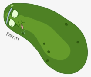 He's A Pickle When He Feels Like It - Transparent Pickle Rick