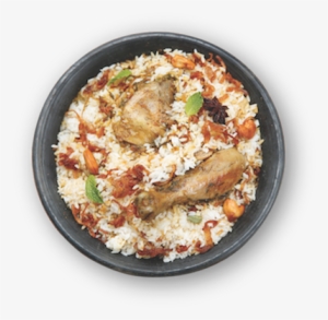 Chicken Biryani Plate Png - Biryani Top View Png