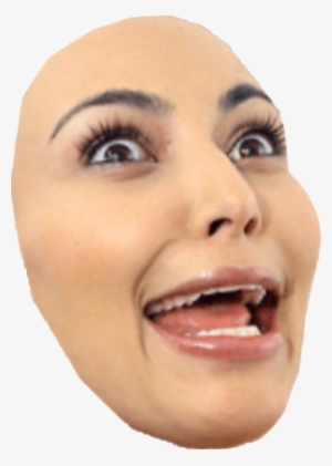Super Crazy Face Kim Kardashian Icon Just For Your - Kim Stickers