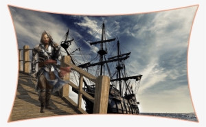 John Bowen - Sailing Ship Shower Curtain