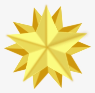 Gold Star Png - Shining Gold Star Clipart
