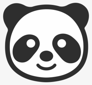 Panda Bear Vector By Greenafire - Panda Emoji Coloring Pages