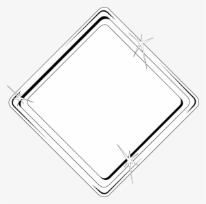 Black Diamond Shape Png - Serving Tray