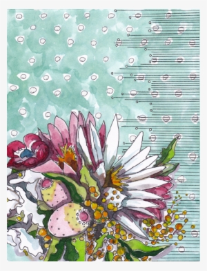 Details Color Blue Polka Dot Tropical Side Line