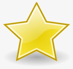 Star, Yellow, Cartoon, Golden, Sheriff, Badge, Stars - Logo Bintang Png