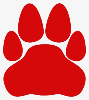 Red Paw Print Png