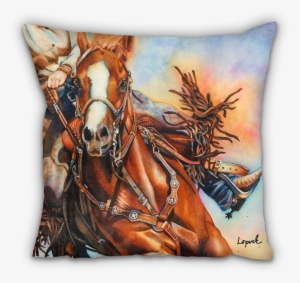Parting Shot Accent Pillow - Watercolor Painting