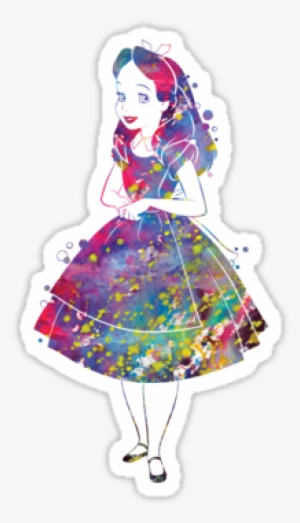 Alice In Wonderland Watercolor - Imagens Para Quadros Alice