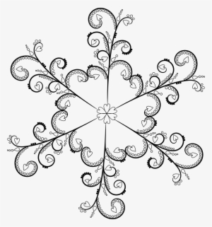 Use These Free Digital Stamps And Sentiments For Your - Heart Snowflake Png
