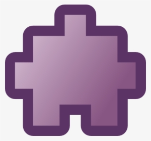 Free Vector Jean Victor Balin Icon Puzzle Purple Clip - Icon