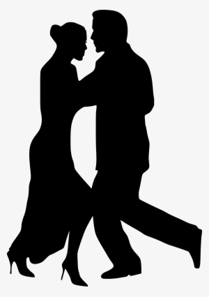Jpg Royalty Free Black Couple Clipart - Couple Dancing Silhouette Transparent