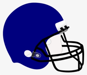 Football Helmet Front Drawing - Football Helmet Clipart Blue