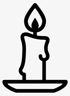 The Icon Is Of A Christmas Candle Sitting In A Small - Candle Icon Png