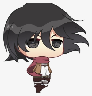 Mikasa Ackerman Png - Mikasa Attack On Titan Chibi - 1058x1080 PNG ...