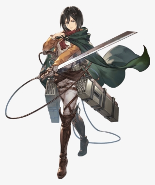 Mikasa A - Granblue Fantasy Attack On Titan