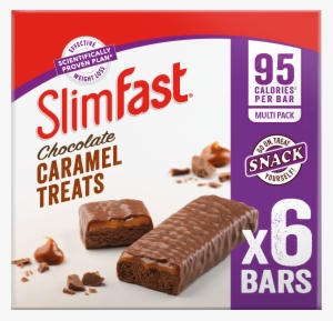 Chocolate Caramel Treat Snack Bar Multipack - Slim Fast Chocolate Bars