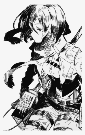 Abs Drawing Mikasa - Mikasa Ackerman Manga Render