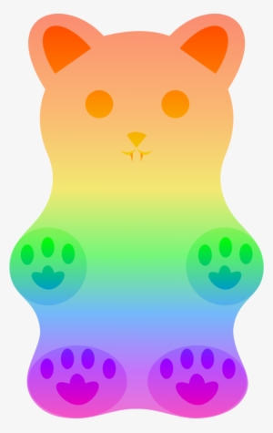 Gummy Bear Clipart Rainbow - Gummy Bear Candy Clipart