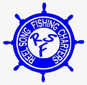 Reel Song Fishing Charters Logo Png Original Aol Logo - Pirate Ship Wheel Clipart