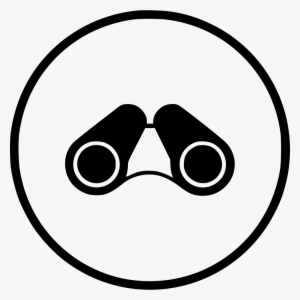 Svg Royalty Free Binocular Clipart Lens - Watching Icon Png