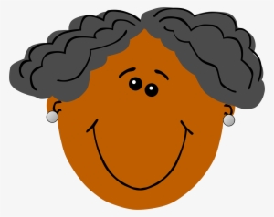This Free Icons Png Design Of Grandma With Dark Skin