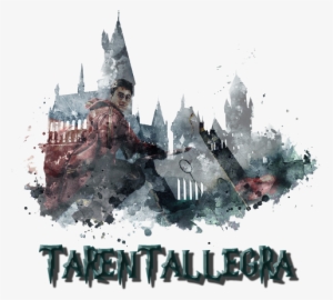 Tarentallegra - Castillo De Hogwarts Blanco Y Negro