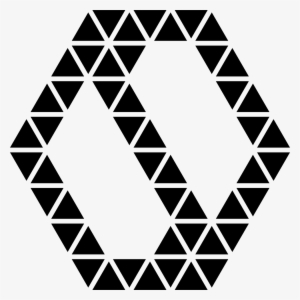 Polygonal Straight Yin Yang Symbol - Triangle