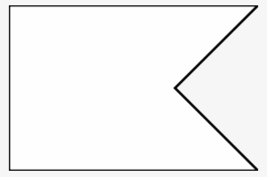 Banner Svg Blank - Flag Shape Png