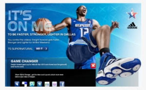 Limited-rob Dwight Howard Ts Supernatural Interactive - Adidas Basketball