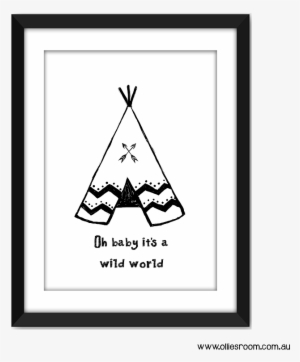 Wild Things Teepee - Teepee Print