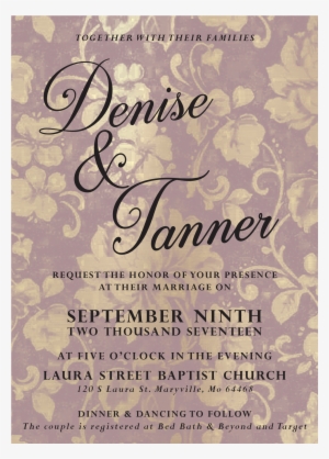 Victorian Vintage - Wedding Invitation