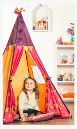 Pink And Orange Teepee - Teepee With Magical Light Show
