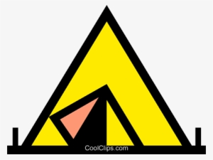 Teepee Royalty Free Vector Clip Art Illustration - Iso 7010 Warning