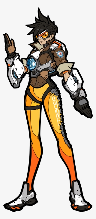 Tracer - Overwatch Figpin Soldier 76