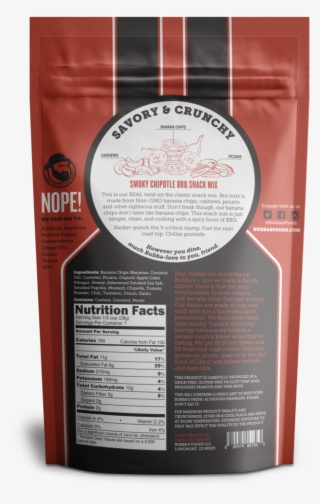 Smokey Chipotle Bbq Snack Mix - Bubbas Fine Foods Chipotle Honey Bbq Snack Mix