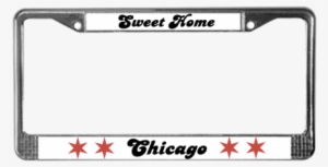 Chicago Flag License Plate Frame - License Plate Frames