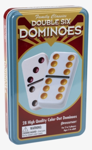 Double Six Dominoes - Dominoes In Tin - Double Six