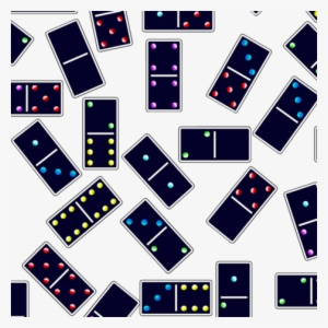 Blue Dominoes Pattern Fabric By Stradling Designs On - Blue