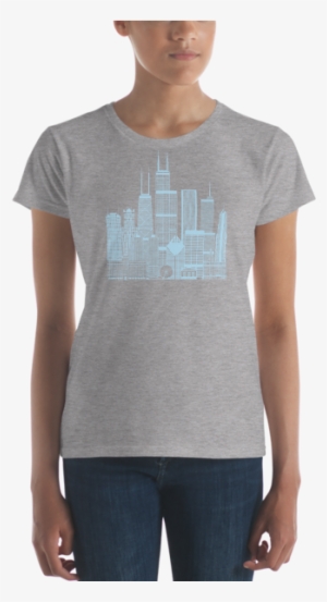 "chicago Squared" Women's Short Sleeve T-shirt - Shirt