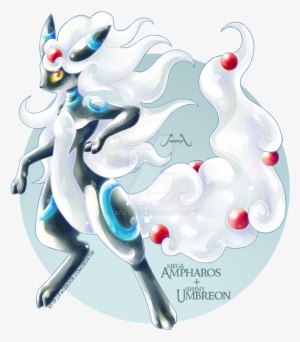 Mega Ampharos Shiny Umbreon - Shiny Umbreon Fusions