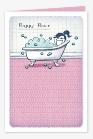Home Hallmark Happy Hour Jackie Bathtub Card